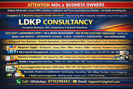 Chennai, Manpower, Staff Supply, HR & Compliance Solutions For Busy MDs & Business Owners