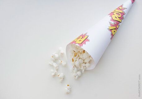 New York, Food, Popcorn Paper Cones