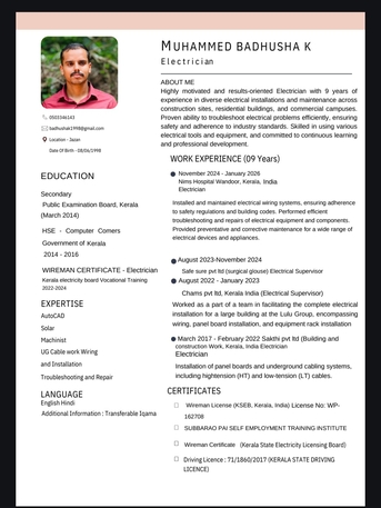 Jeddah, Job Seekers, Electric Maintenance Job