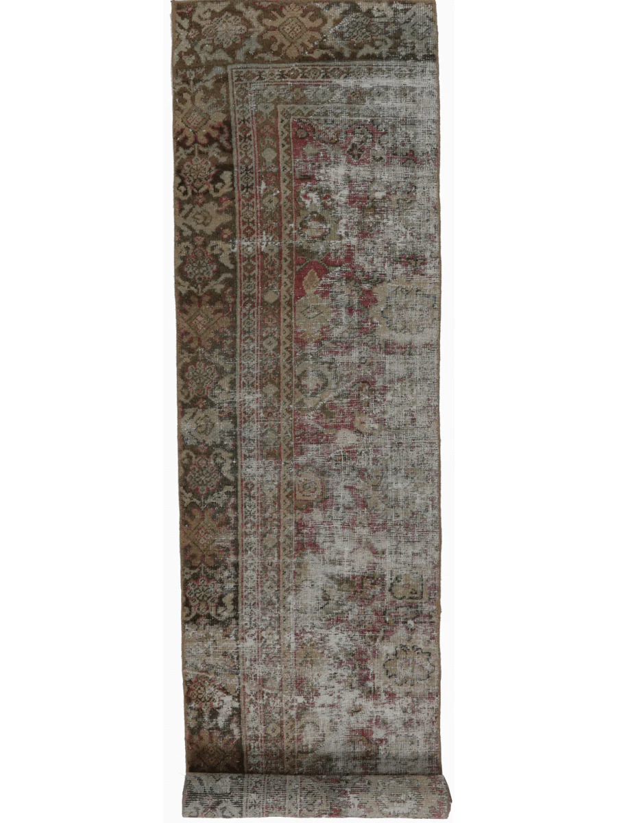 New York, Furniture, USD 350,  2x13 Vintage Distressed Persian Runner Rug - 109616