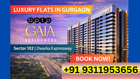 Haryana, Real Estate For Sale, INR 45314000,  3 BR,  2106 Sq. Feet,  BPTP Gaia Residences 3 BHK 2106 Sqft Lifestyle Driven Layout +91 9311953656