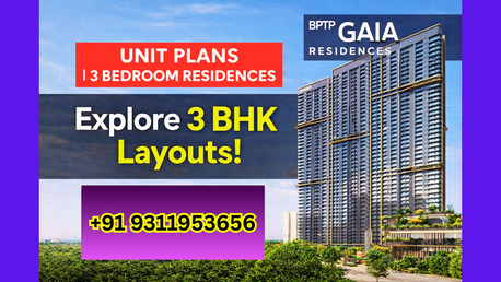 Haryana, Real Estate For Sale, INR 45354000,  Studio,  BPTP Gaia Residences Dwarka Expressway Modern Living Highway +91 9311953656