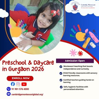 Gurgaon, Daycare, Preschool & Daycare In Gurgaon 2026