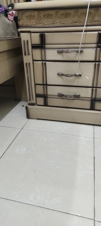 Jubail, Furniture, SAR 350,  Bed With Mettres And Side Table