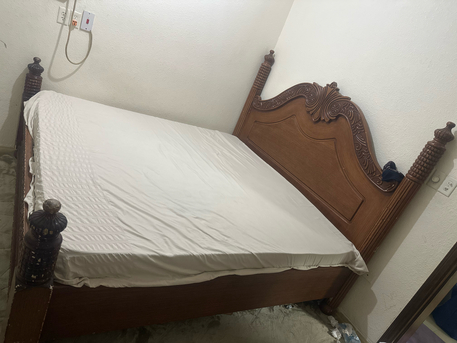 Akrabia, Furniture, SAR 350,  King Size Bed With Cot For Sale