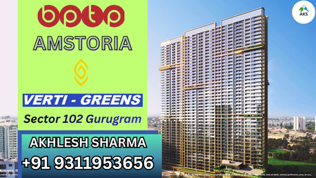 Haryana, Real Estate For Sale, INR 52614000,  3 BR,  2450 Sq. Feet,  Sector 102&rsquo;s Award-Winning NRI Project &ndash; Amstoria Verti Greens | +91 9311953656