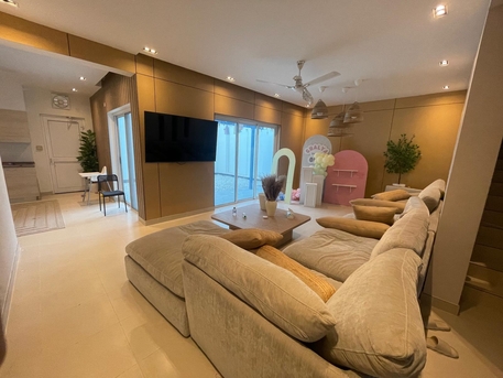 Muharraq, Apartments/Houses, BHD 600/year,  5 BR,  Villa Semi Furnished For Rent In Diyar Al Muharraq 4 BHK With Majlis 600 Bd Including Ewa