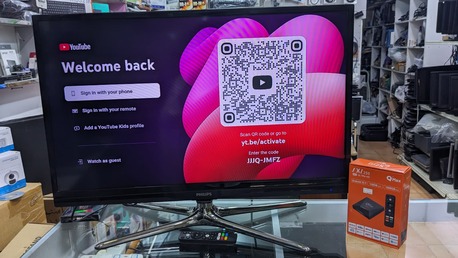 Manama, Tablet Computers, BHD 37,  PHILIPS 32" LED TV With NEW Boxpack 8K Ultra HD Smart TV Box (Just Plug & Play)