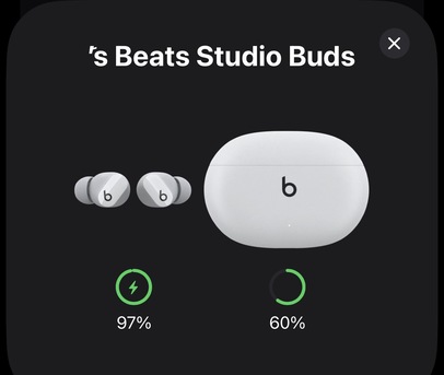 Manama, Mobile Phones, BHD 28,  Beats Studio Buds In Ear True Wireless Earbuds White Noise Cancellation