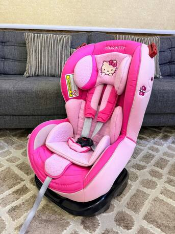 Riyadh, Baby & Kid Stuff, SAR 200,  Baby Luxury Soft Car Seat ⚘Hello Kitty Brand⚘ New Born To 6 Years