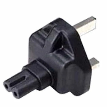 New York, Electronics, USD 6,  C7 To UK BS1363 Power Plug Adapter