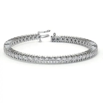 New York, Jewelry, USD 3111,  2mm Round Diamond Bracelet For Women &ndash; 1.75cttw
