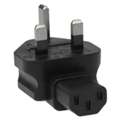 USD 6,  C13 To UK BS1363 Angled Power Plug Adapter