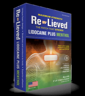 New York, Health & Beauty Items, 4% Lidocaine Wrap 20 Strips For Fast, Targeted Pain Relief