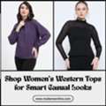 Shop Women&rsquo;s Western Tops For Smart Casual Looks