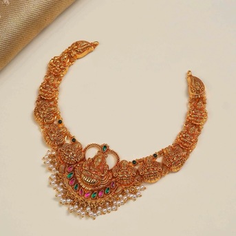 Kurnool, Businesses For Sale, Traditional Gold Plated Silver Temple Jewellery | Padmam