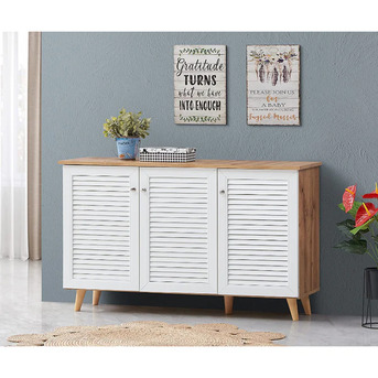 Mumbai, Furniture, INR 6174,  Wooden Shoe Rack: Stylish, Strong & Space-Saving Storage By DeckUp