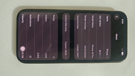 Jubail, Mobile Phones, SAR 3300,  I Phone 16 Pro , 256 Gb