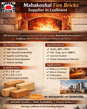 Mumbai, Materials, INR 30,  Who Is The Mahakoshal Fire Bricks Supplier In Ludhiana