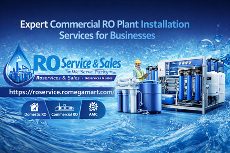 Haryana, Appliance Repair, Expert Commercial RO Plant Installation Services For Businesses