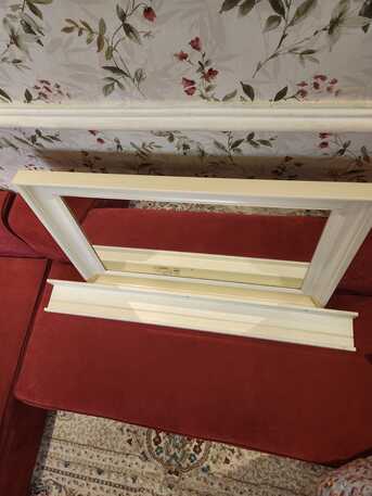 Mushrefah, Furniture, SAR 120,  IKEA Wall Mirror + Wall Shelf