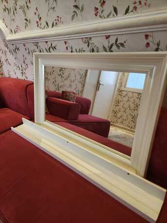 Mushrefah, Furniture, SAR 120,  IKEA Wall Mirror + Wall Shelf