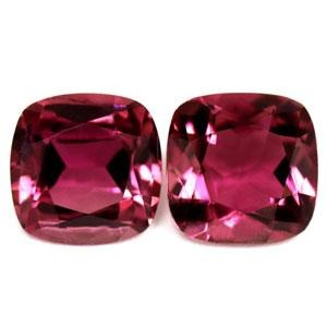 New York, Jewelry, USD 2786,  Buy Pink Tourmaline Cushion Cut Matched Pair 4.62 Cttw AAAA Quality Stones Online