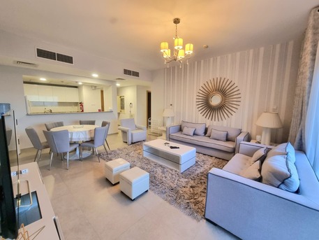 Amwaj Islands, Apartments/Houses, BHD 450/month,  Furnished,  2 BR,  127 Sq. Meter,  Lagoon View 2 BR FF Apartment With Balcony