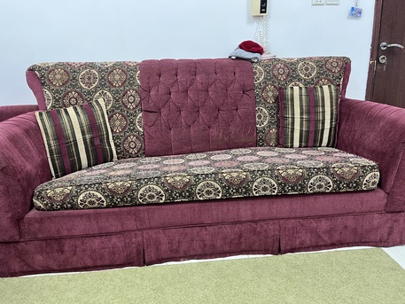 Jubail, Furniture, SAR 250,  SOFA SET IN GOOD CONDITION 3+2+1+1
