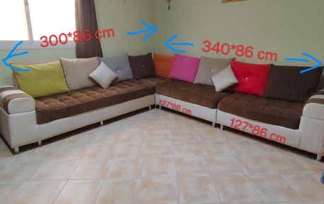 Al Sulaymaniyyah, Furniture, SAR 600,  Good Condition Sofa Set.