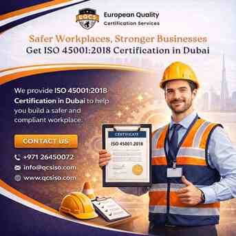 Dubai, Legal, ISO 45001:2018 Certification?in?Dubai