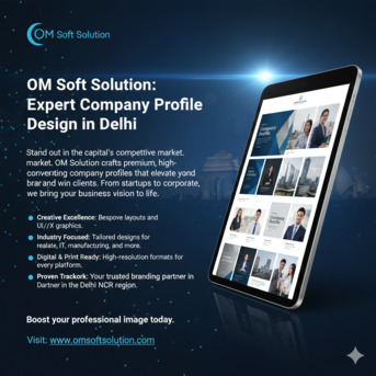 New Delhi, Web Design & Development, Company Profile Design In Delhi
