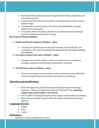 Riyadh, Job Seekers, Seeking Job As A Civil QC Inspector / Qc Civil Engineer