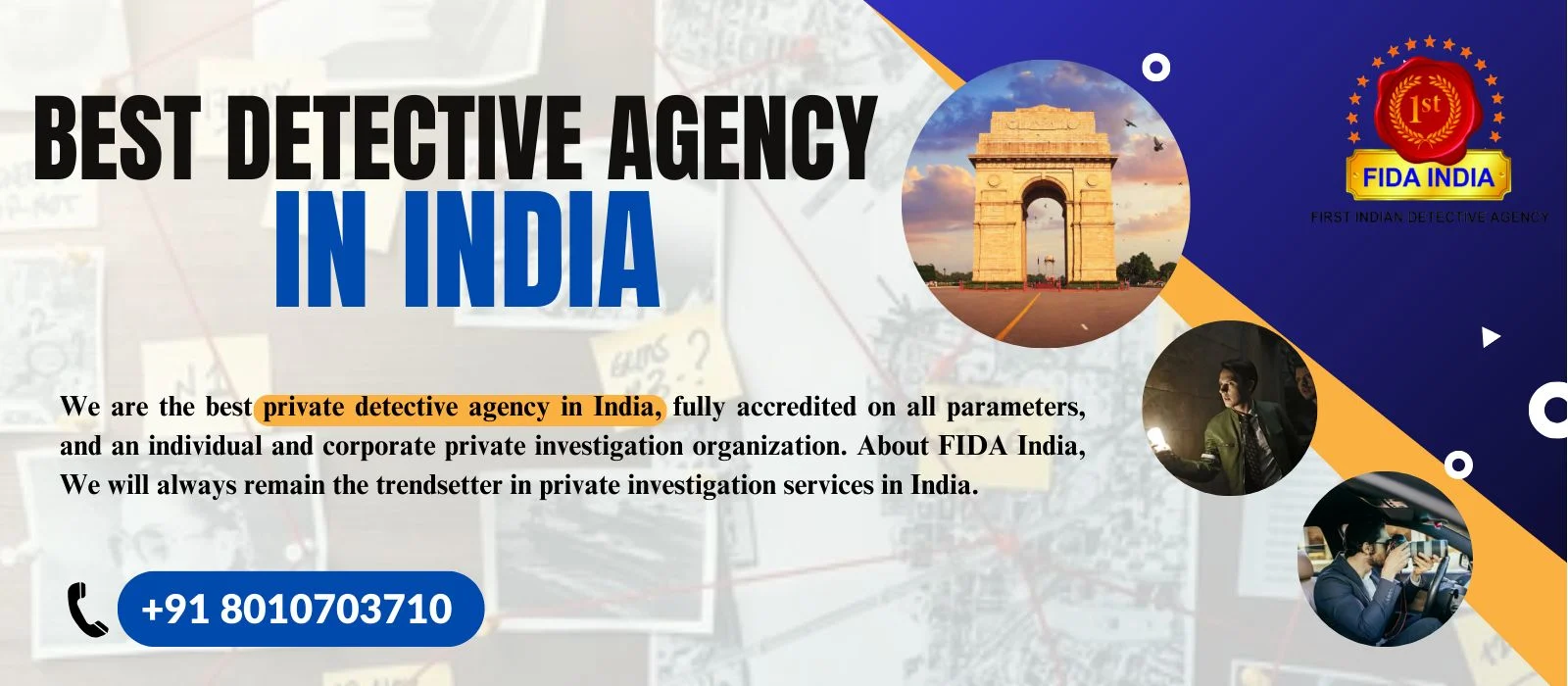 New Delhi, Legal, Detective Agency In Delhi &ndash; Confidential Investigation Services | FIDA
