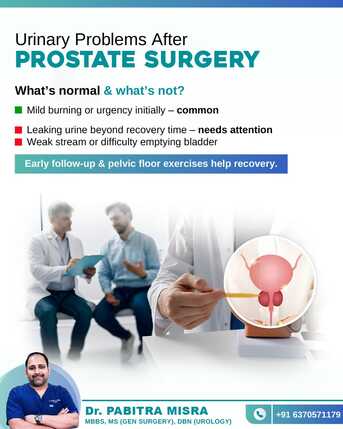 Mumbai, Health, Urinary Problems After Prostate Surgery | Dr. Pabitra Misra, Best Urologist In Bhubaneswar