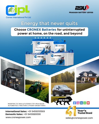 Mumbai, Business, Trusted Battery Manufacturer In India - Cronex Batteries For Reliable Power Solutions
