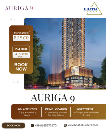 Mumbai, Real Estate, Auriga 9 | 2, 3 & 4 BHK Flats In Borivali West | Starting @2.5CR*