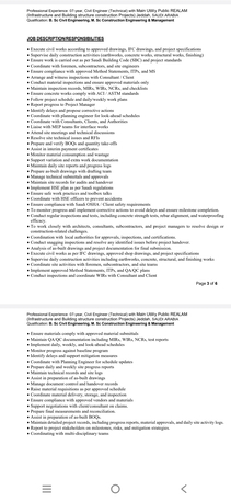 Jeddah, Job Seekers, QA/QC Civil