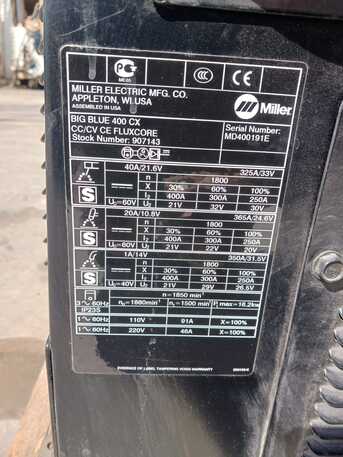 Dammam, Industrial Machinery, SAR 45000,  Miller Welding Machine (Made In USA)