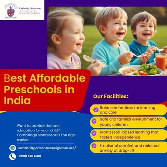 Noida, Daycare, Best Affordable Preschools In India