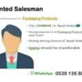 WANTED SALESMAN