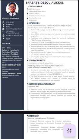 Dammam, Job Seekers, Electrical Engineer