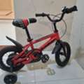 BHD 7,  Kids Bycycle With Training Wheels And A Push Scooter
