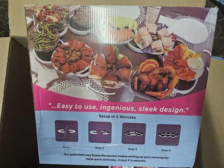 Al Shemaysi, Household Items, SAR 25,  Rotating Food Organizer Tray, Large Lazy Susan Turntable For Kitchen & Dining Tables