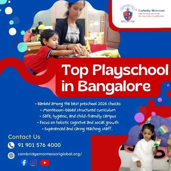 Bangalore, Daycare, Top Playschool In Bangalore