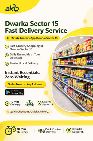 Mumbai, Food, INR 101000,  Experience Hassle-free Grocery Shopping In Dwarka Sector 15 With Fast Delivery And Instant