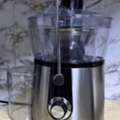 SAR 280,  Moulinex Juicer Easy Fruit. 800W, 2 Speed , Pulp Container 3L, Silver And Black