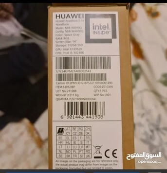 Dubai, Tablet Computers, AED 1450,  Huawei Matebook 14D