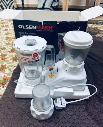Al Malaz, Appliances, SAR 120,  SALE-OLSENMARK Mixer, Grinder, Blender- 600 Watts, Only 6 Months Used, Working Perfectly