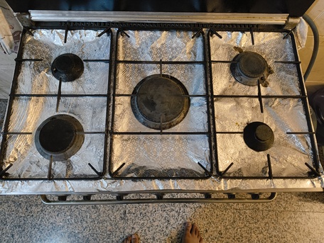 Jeddah, Appliances, SAR 550,  5 BURNER COOKING RANGE WITH OVEN AND GRILL FOR SALE